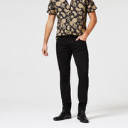 Slim Fit 5 Pocket Denim Jean, Black, hi-res